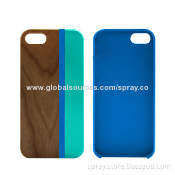 Hand-made Hard Protective Aluminum and Wooden Case for iPhone 5/5S